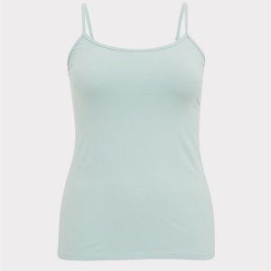 Torrid Mint Blue (Harbor Gray) Scoop Neck Foxy Cami sz 5 NWT